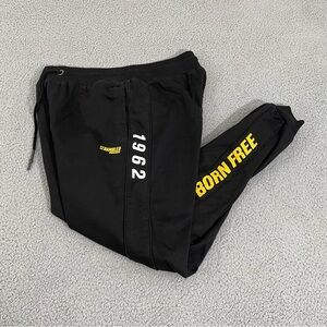 Scrambler Ducati Track Pants Men XL Black Motorcycle Joggers